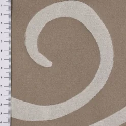 Rasch Textil Dekostoff Gardinenstoff raumhoch Curl Ranken Schnörkel grau 300cm