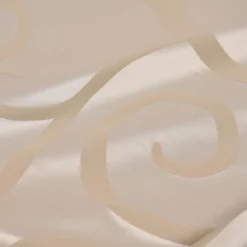 Rasch Textil Dekostoff Gardinenstoff raumhoch Curl Ranken Schnörkel beige 300cm