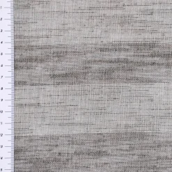 Rasch Textil Gardinenstoff Stores Shine Längsstreifen Leinenstruktur grau silber 300cm
