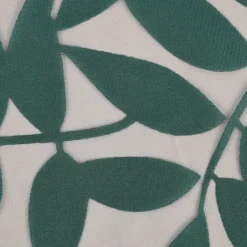 Rasch Textil Gardinenstoff Stores Ausbrenner Sri Lanka Blätter petrol bronze 300cm