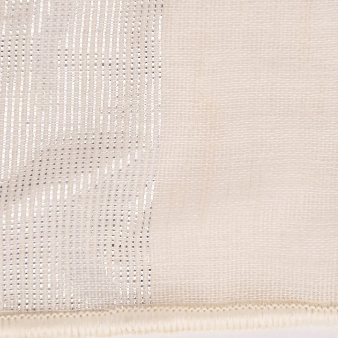 Rasch Textil Gardinenstoff Stores Shine Längsstreifen Leinenstruktur linen natur 300cm