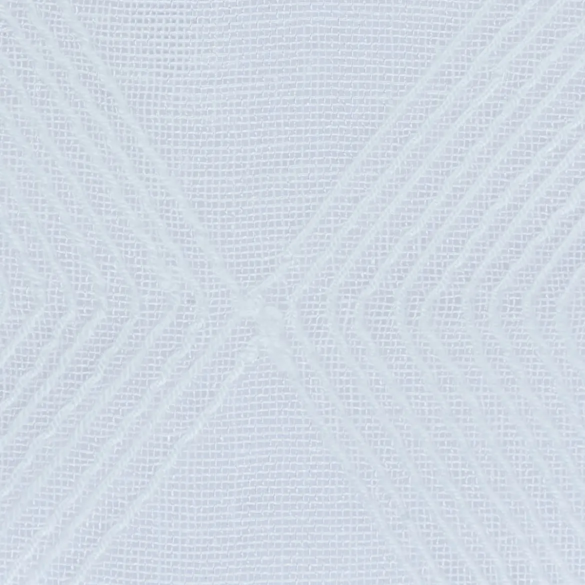 Rasch Textil Gardinenstoff Stickerei Leinenoptik Karma Rauten weiß 300cm