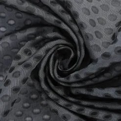 Rasch Textil Gardinenstoff Stores Punti Scherli Punkte halbtransparent anthrazit 300cm