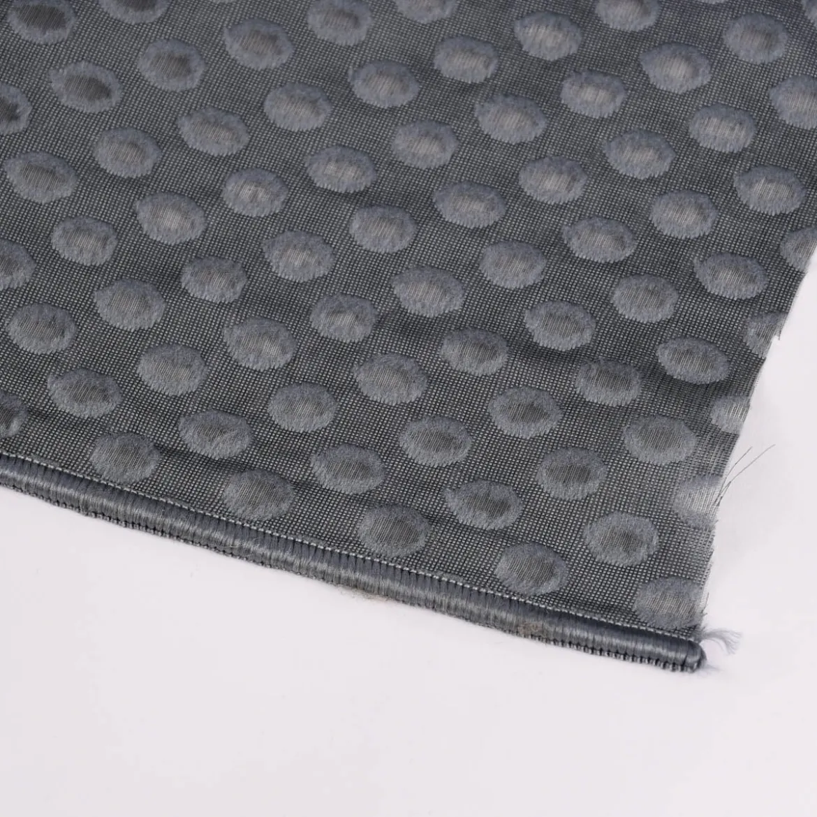 Rasch Textil Gardinenstoff Stores Punti Scherli Punkte halbtransparent anthrazit 300cm