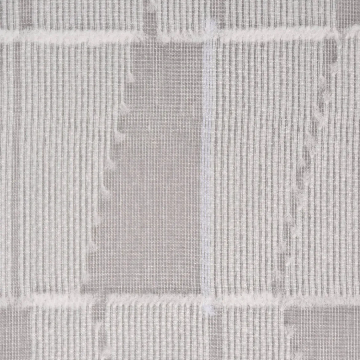 Rasch Textil Gardinenstoff Stores Scherli Rechtecke abstrakt weiß 300cm