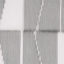 Rasch Textil Gardinenstoff Stores Scherli Rechtecke abstrakt grau 300cm