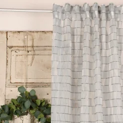 Rasch Textil Gardinenstoff Stores Scherli Rechtecke abstrakt grau 300cm