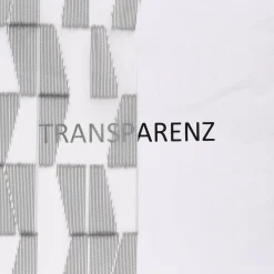 Rasch Textil Gardinenstoff Stores Scherli Rechtecke abstrakt grau 300cm