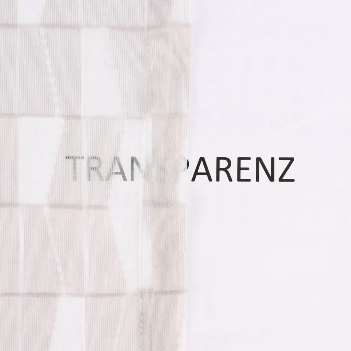 Rasch Textil Gardinenstoff Stores Scherli Rechtecke abstrakt stein 300cm