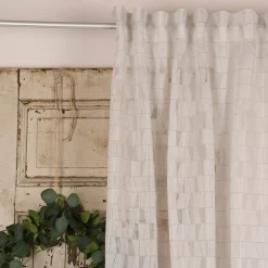 Rasch Textil Gardinenstoff Stores Scherli Rechtecke abstrakt stein 300cm