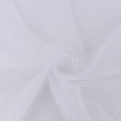Rasch Textil Gardinenstoff Stores May Gitterstruktur weiß 280cm