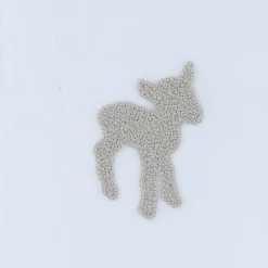 Rasch Textil Kinder Gardinenstoff Bambino Counting Sheep Schäfchen ecru weiß natur 150cm