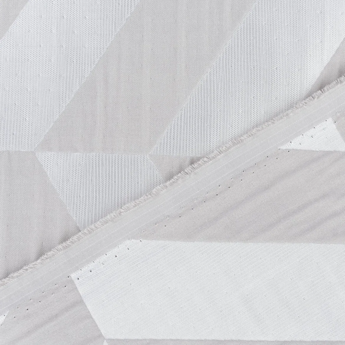 Rasch Textil Vorhangstoff Doubleface Doppelgewebe Willow Chevron Streifen beige 295cm breit
