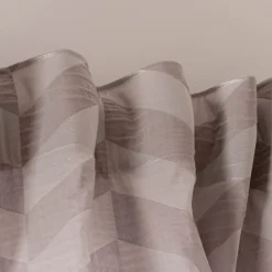 Rasch Textil Vorhangstoff Doubleface Doppelgewebe Willow Chevron Streifen beige 295cm breit