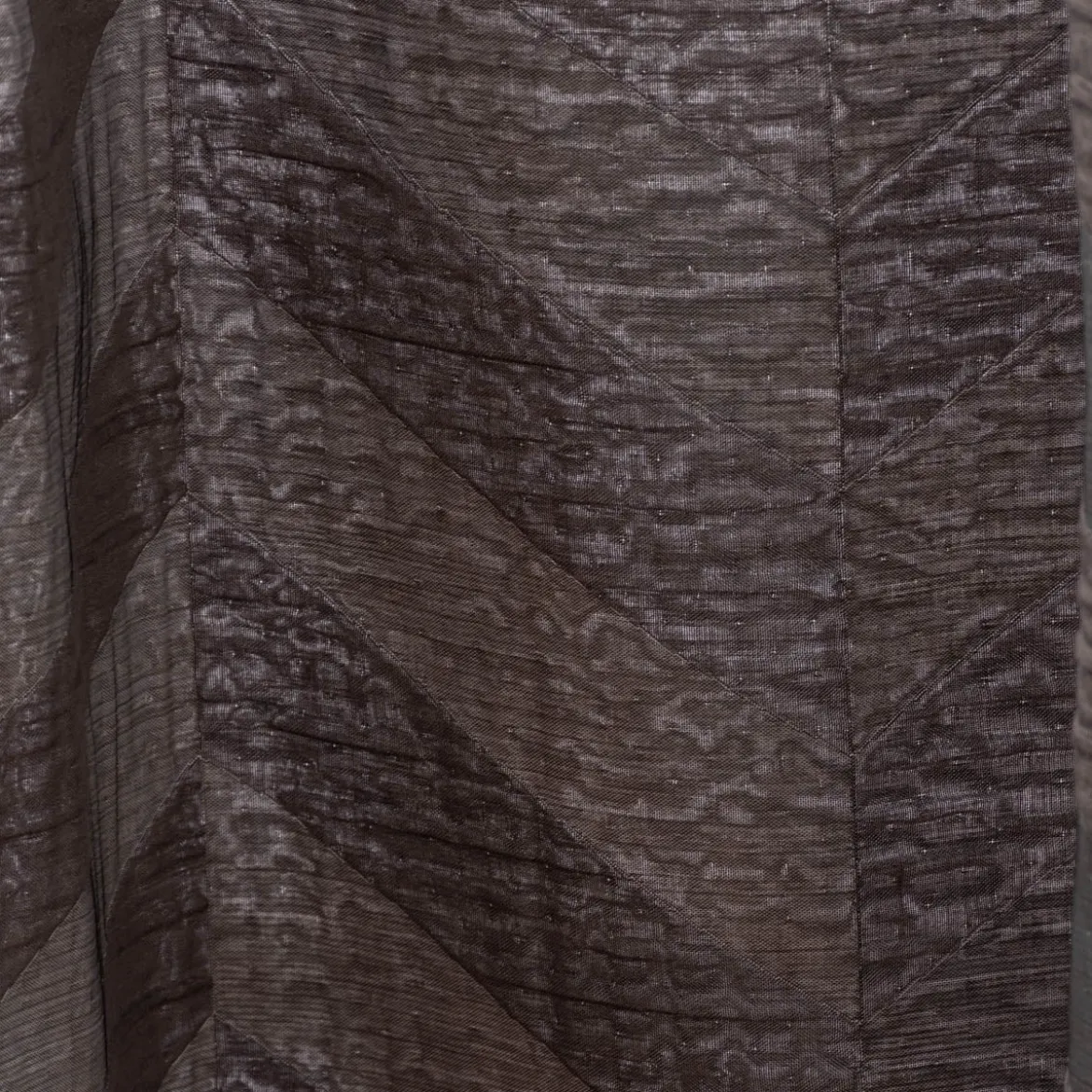 Rasch Textil Vorhangstoff Doubleface Doppelgewebe Willow Chevron Streifen anthrazit 295cm breit