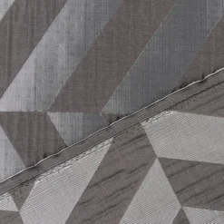 Rasch Textil Vorhangstoff Doubleface Doppelgewebe Willow Chevron Streifen anthrazit 295cm breit