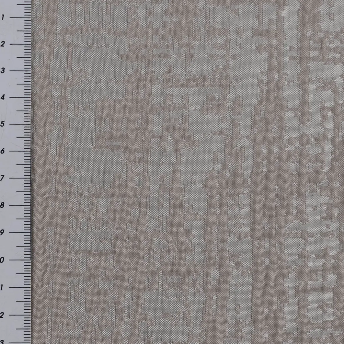 Rasch Textil Vorhangstoff Doubleface Jacquard Air Strukturdessin beige grau 285cm breit