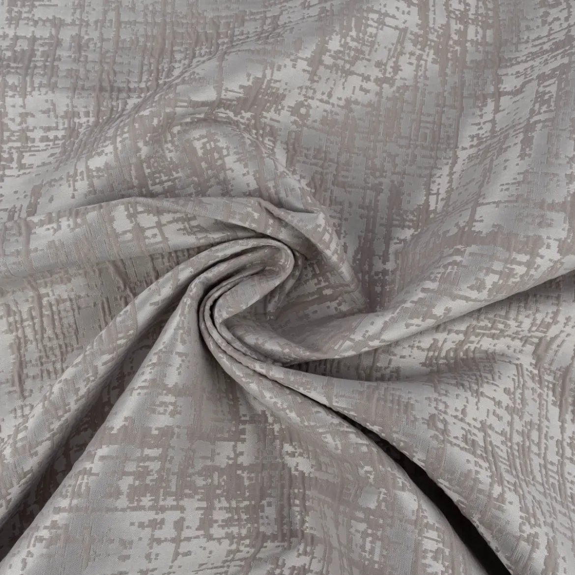 Rasch Textil Vorhangstoff Doubleface Jacquard Air Strukturdessin beige grau 285cm breit