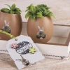 Rayher Abziehmotive für glatte Oberflächen Hasen 2 Bogen schwarz 1,7x2,3cm