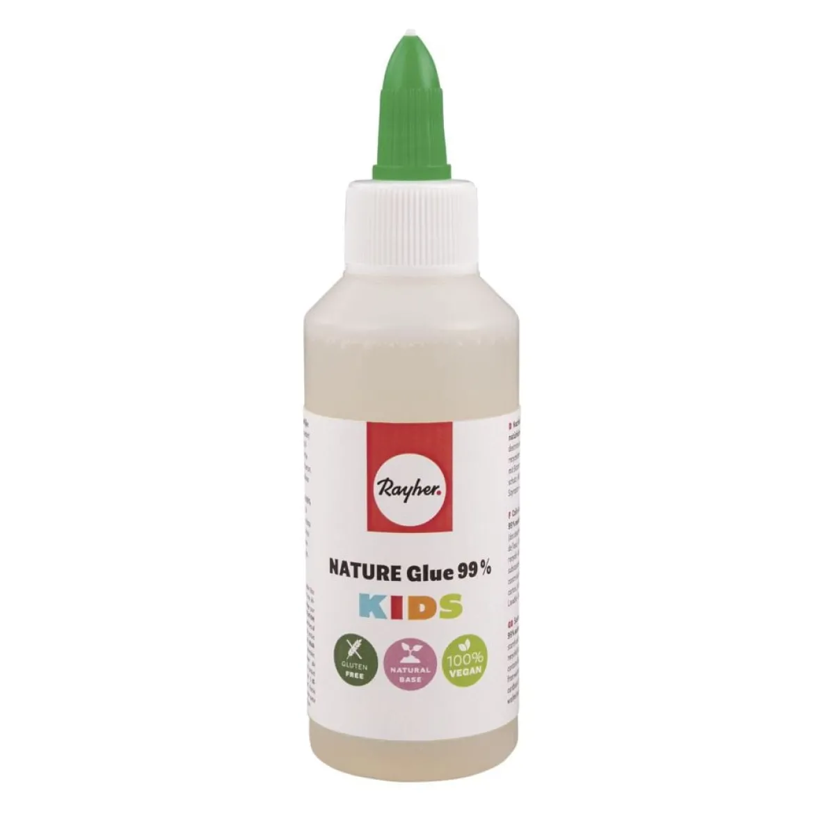 Rayher Bastelkleber für Kinder aus natürlichen Rohstoffen Nature Glue Kids transparent 105g