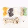 Rayher DIY-Set Regenbogen aus Makramee Kordel & Wolle