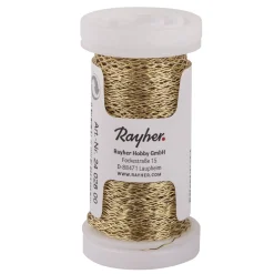 Rayher Effektdraht goldfarbig 0,22mm 60m