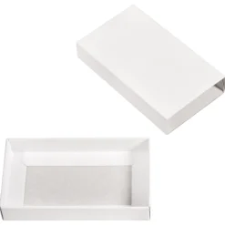 Rayher 12er Pack Schachteln Karton weiß 11x7x2cm
