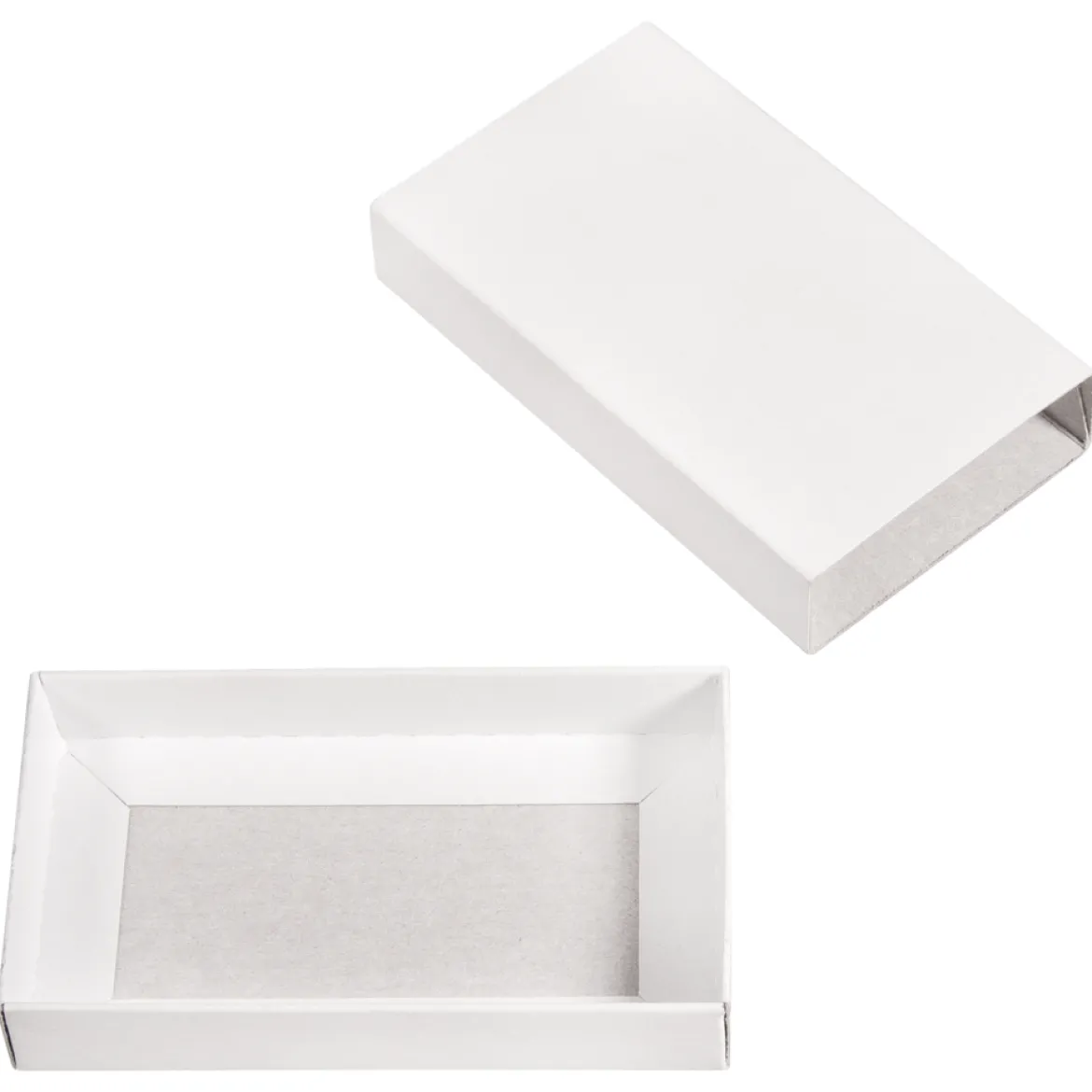 Rayher 12er Pack Schachteln Karton weiß 11x7x2cm