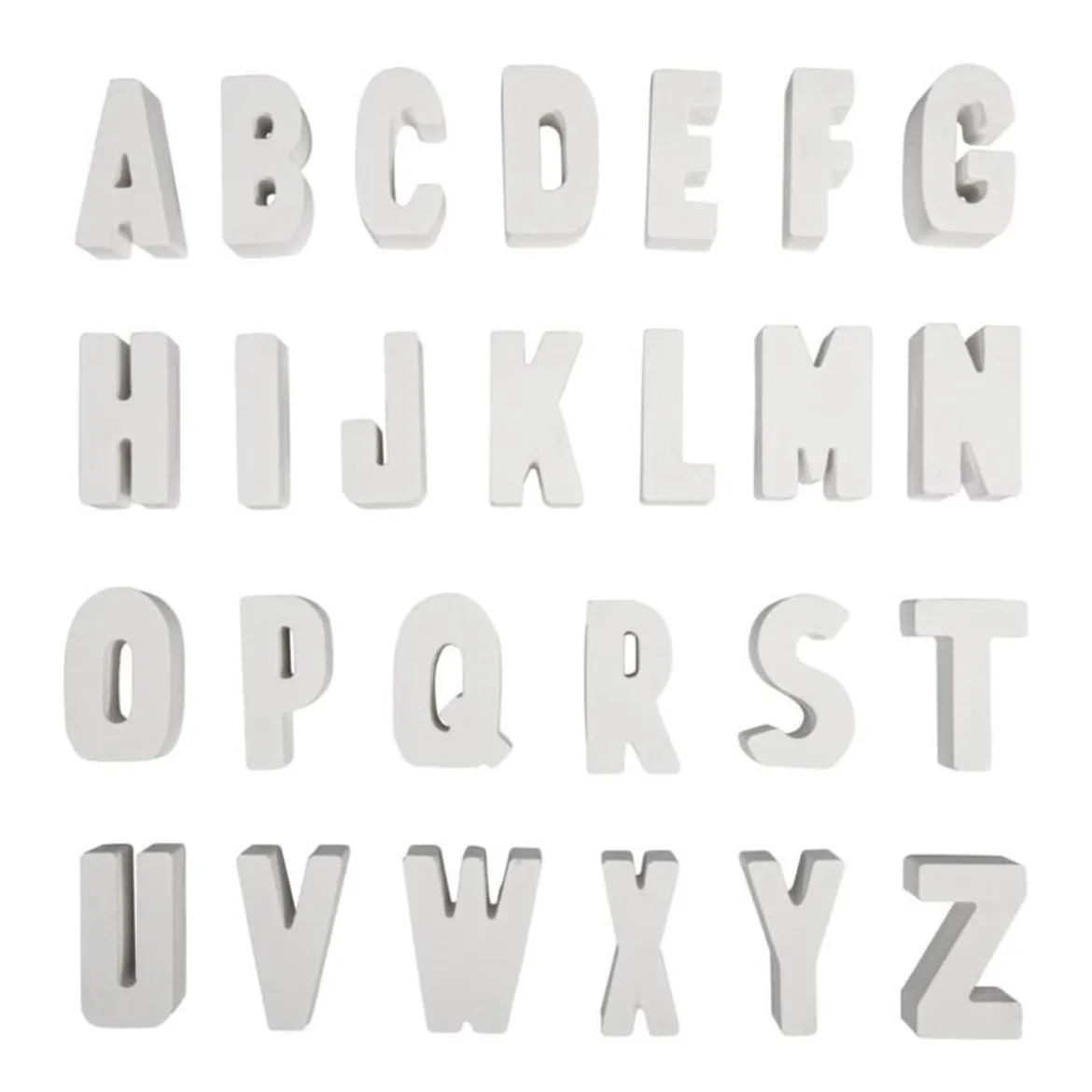 Rayher Gießform Buchstaben ABC Silikon 26x14,5cm