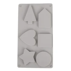 Rayher Gießform Dekohänger geometrisch verschiedene Motive 26x14,5x0,8cm