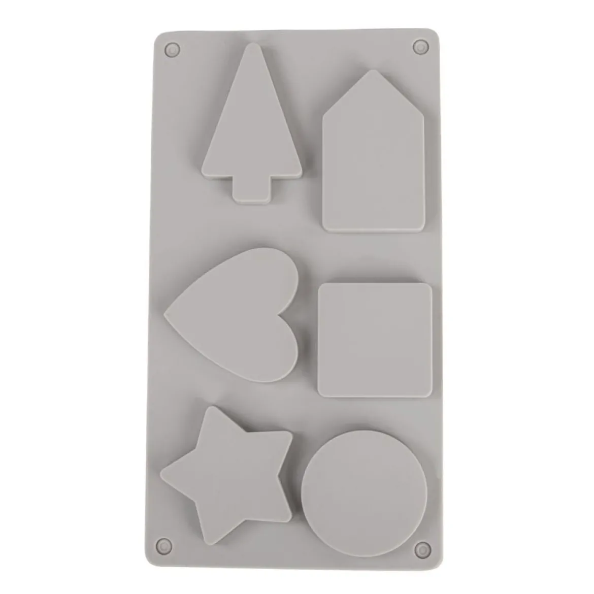 Rayher Gießform Dekohänger geometrisch verschiedene Motive 26x14,5x0,8cm