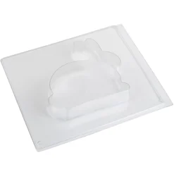Rayher Gießform Kunststoff Hase 15x13x3cm