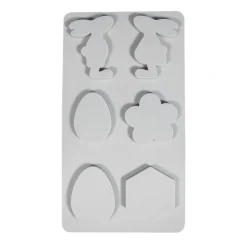 Rayher Gießform Oster Freunde Biene Blume Silikon verschiedene Motive 26x14,5x0,8cm