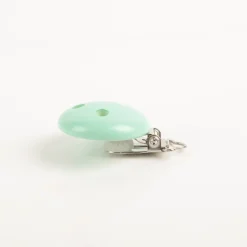 Rayher Holz Clip Schnullerkette speichel- und schweißfest FSC 100% 37mm mintgrün
