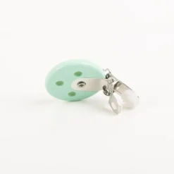 Rayher Holz Clip Schnullerkette speichel- und schweißfest FSC 100% 37mm mintgrün