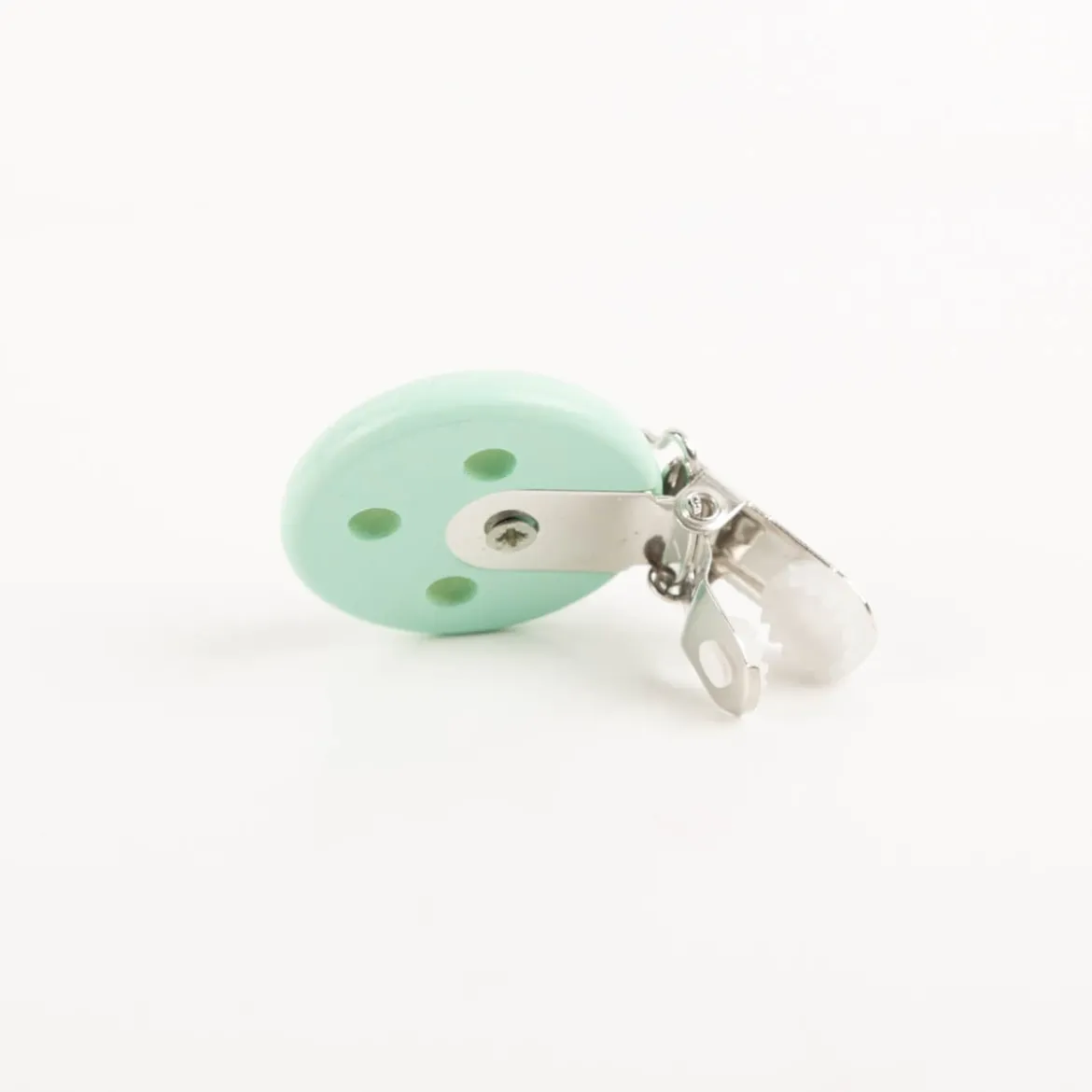Rayher Holz Clip Schnullerkette speichel- und schweißfest FSC 100% 37mm mintgrün