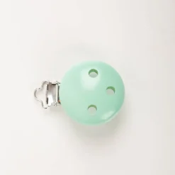 Rayher Holz Clip Schnullerkette speichel- und schweißfest FSC 100% 37mm mintgrün