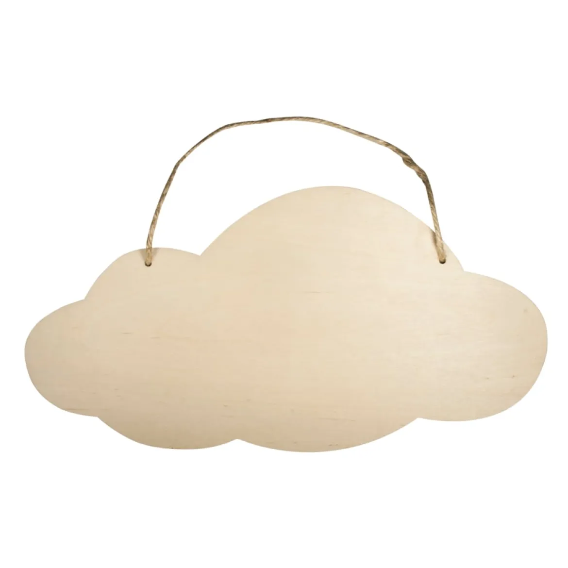 Rayher Holz Schild Wolke naturbelassen 40x20x0,6cm