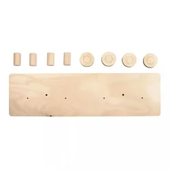 Rayher Materialset für Garderobe 9 tlg. Holz 42x12x4,5cm