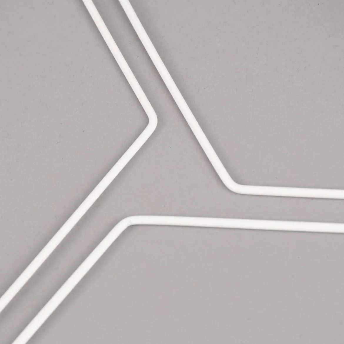 Rayher Metallringe Hexagon weiß verschiedene Größen 3er Set