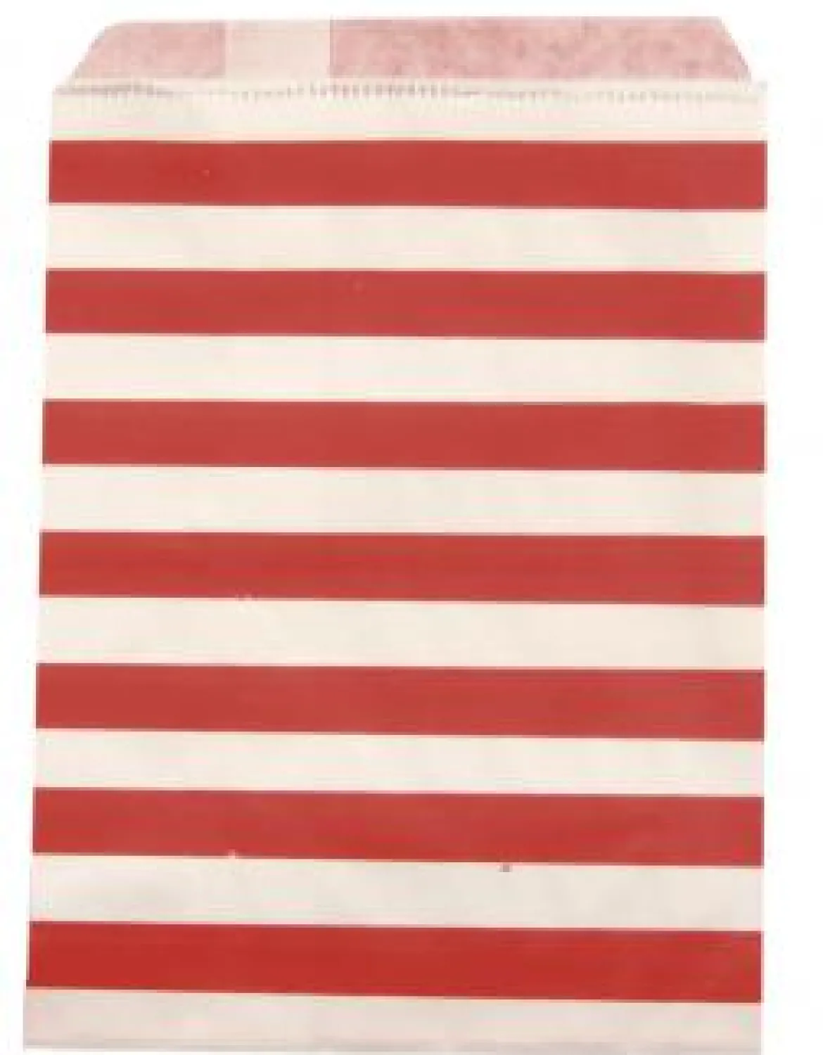 Rayher Papiertütchen Tüten Lebensmittelecht rot weiß Streifen 25 Stück 12,9x16,8cm