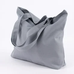 Rayher Stoff Shopper blanko mausgrau 46x35cm