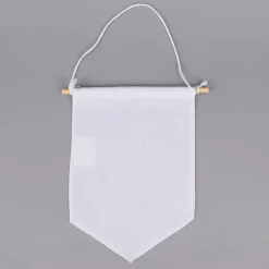 Rayher Stoffwimpel zum Aufhängen blanko 24x46cm