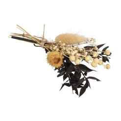 Rayher Trockenblumenstrauß natur schwarz 18cm