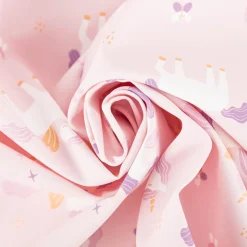 Regenjackenstoff wasserdicht soft Einhörner rosa 145cm Breite