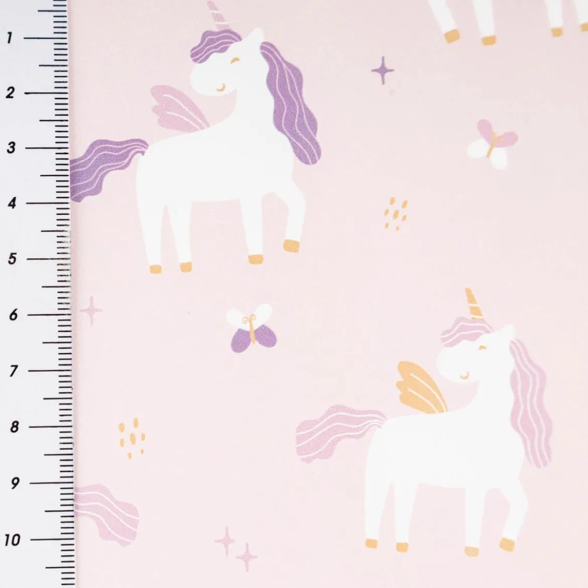 Regenjackenstoff wasserdicht soft Einhörner rosa 145cm Breite