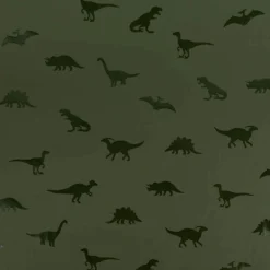 Regenjackenstoff wasserdicht soft Dinosaurier grün 147cm Breite
