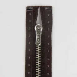 Reißverschluss M1 Typ 5 HReißverschluss 20 cm si-fb Fla dunkelbr