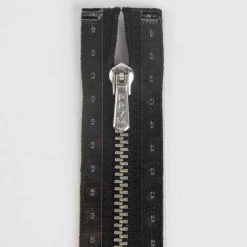 Reißverschluss M1 Typ 5 HReißverschluss 6cm si-fb Fla schwarz