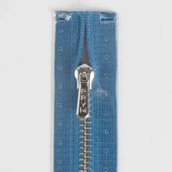 Reißverschluss M1 Typ 5 SSP 8cm si-fb Fla blau